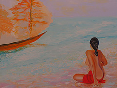 Circé 

oil on canvas  55cm x 46cm